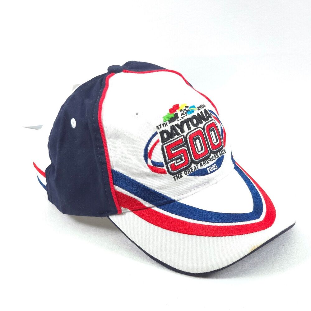 2005 Daytona 500 Strapback‎ Cap Jerry Leigh Embroidered NASCAR 47th Annual NWT